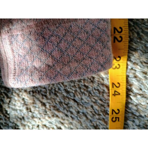 prAna Brandie sweater in light mauve heather small wool blend pink cozy warm - Picture 15 of 16